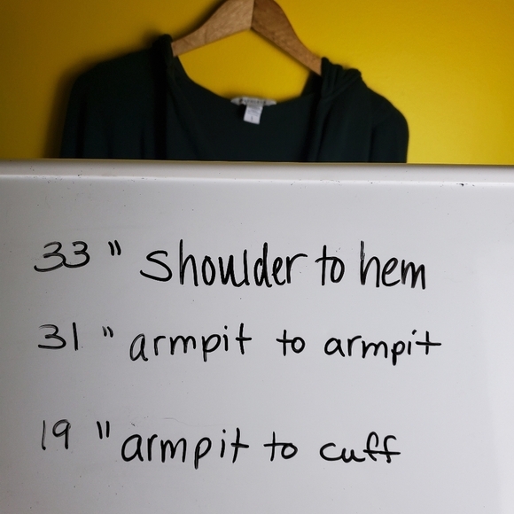 Athleta Purana Wrap Emerald Green Sweatshirt Size L - Picture 7 of 7